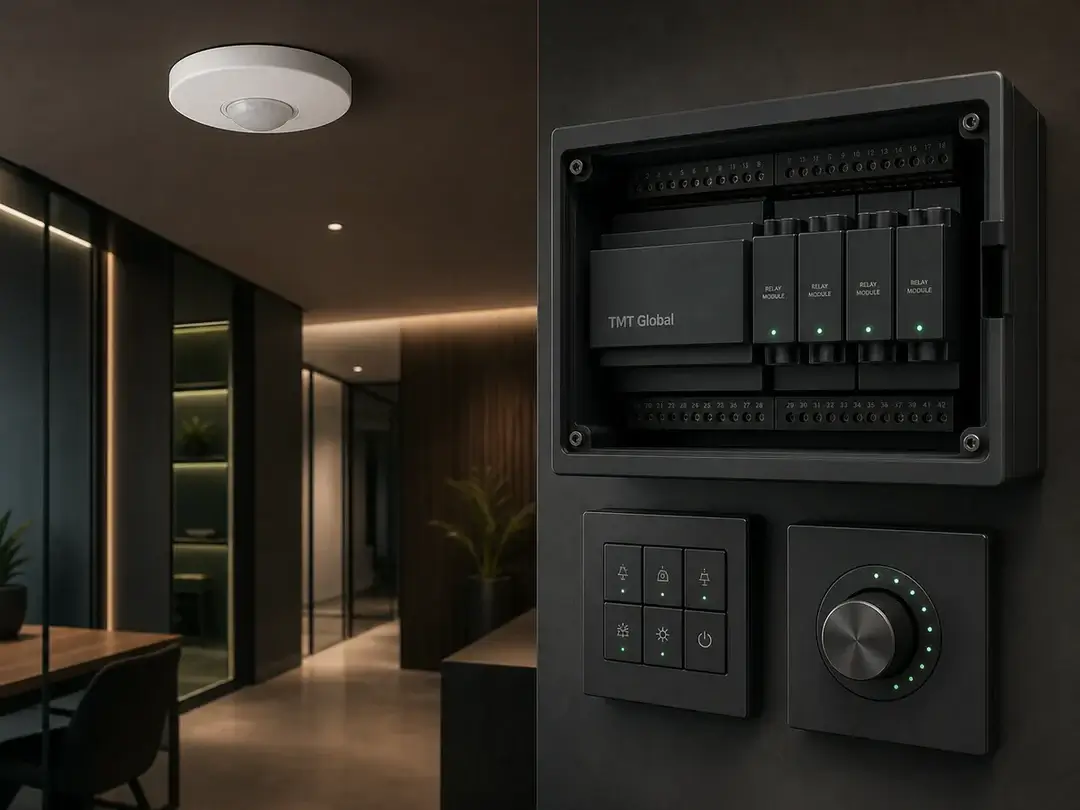 Home 7 TMT Global lighting control and ceiling occupancy sensor system